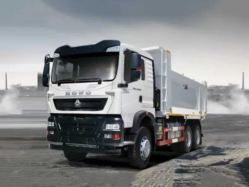 Potente Sinotruk Howo Truck en obra de construcción